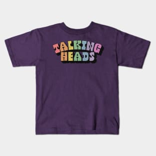 Talking Heads // Retro Style Fan Art Design Kids T-Shirt